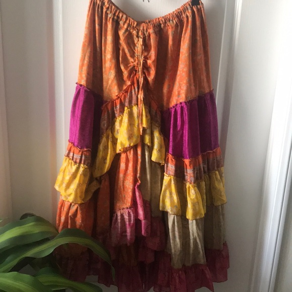 Gypsy ruffled maxi skirt - Picture 2 of 5